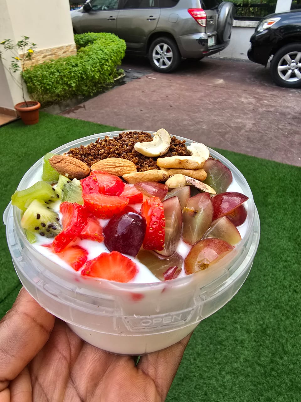 Premium yogurt parfait